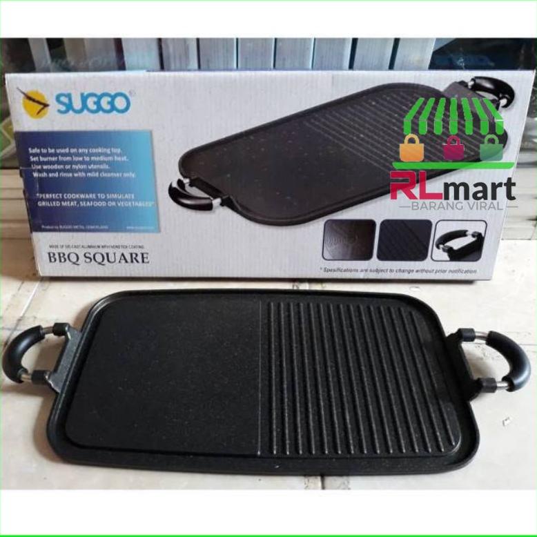 Suggo grill pan / multi grill pan / panggangan serbaguna / panggangan anti lengket / bbq /panggangan