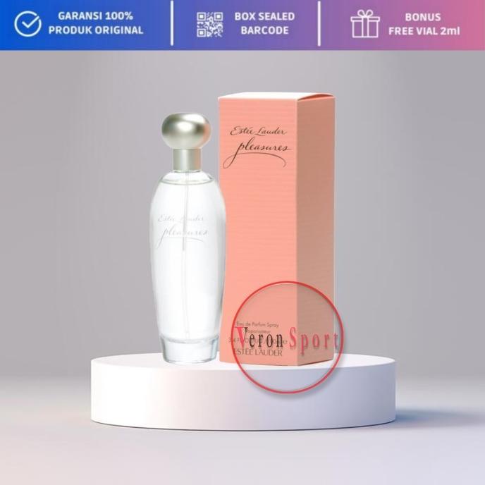 Estee Lauder Pleasure Edp 100Ml Original (Full Box+Sealed+Barcode)