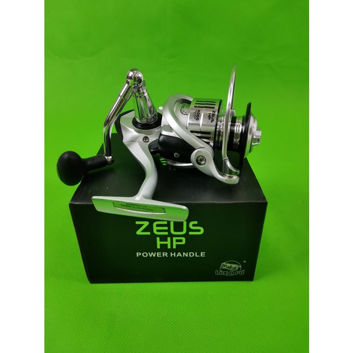 NEW SERIES REEL LIZARD ZEUS HP 3000-4000 POWER HANDLE SPINNING GULUNGAN PANCING ORIGINAL