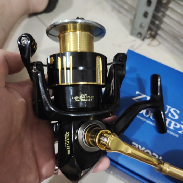 NEW SERIES REEL RYOBI ZEUS II HPX SW POWER HANDEL PILIHAN 6000 6500 8000 SW ORIGINAL