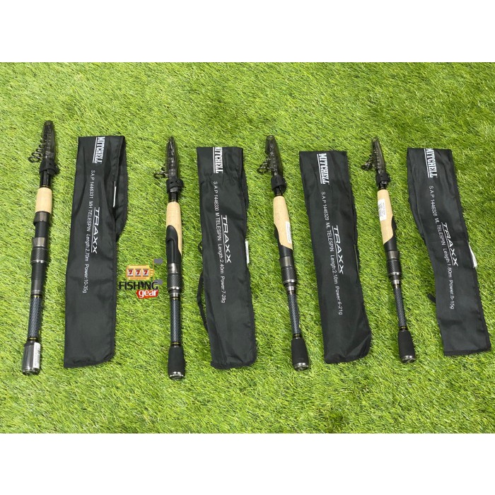 JORAN MITCHELL TRAXX TELESPIN TELESCOPIC SPINNING ROD 180-270cm