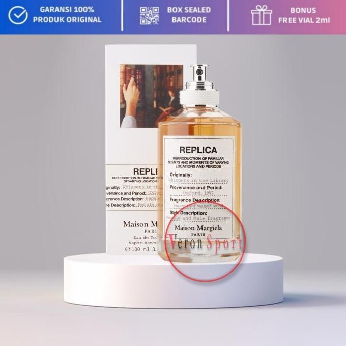 Replica Whispers In The Library Edt 100Ml (Original Box+Sealed+Barcode