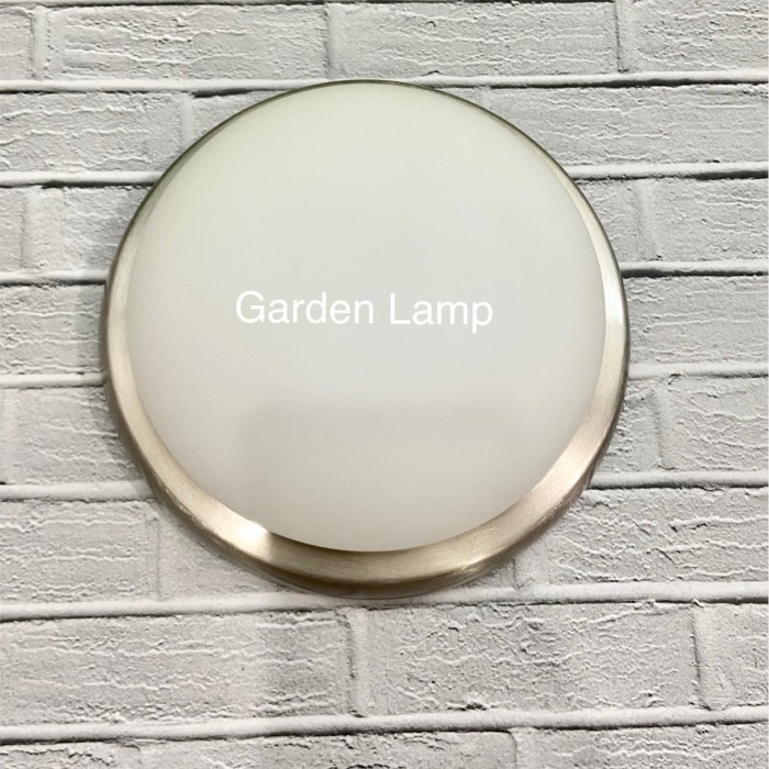 Bestseller Lampu Plafon Kaca Bulat - Lampu Teras - Lplafon 025 - Silver
