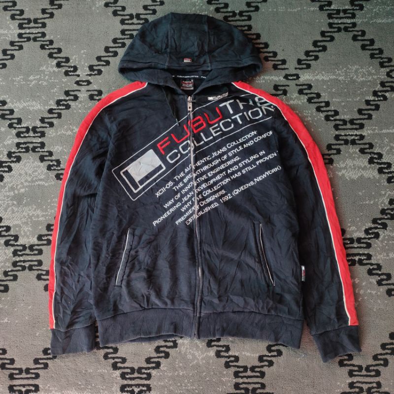 Hoodie Zipper Fubu Spealout second branded