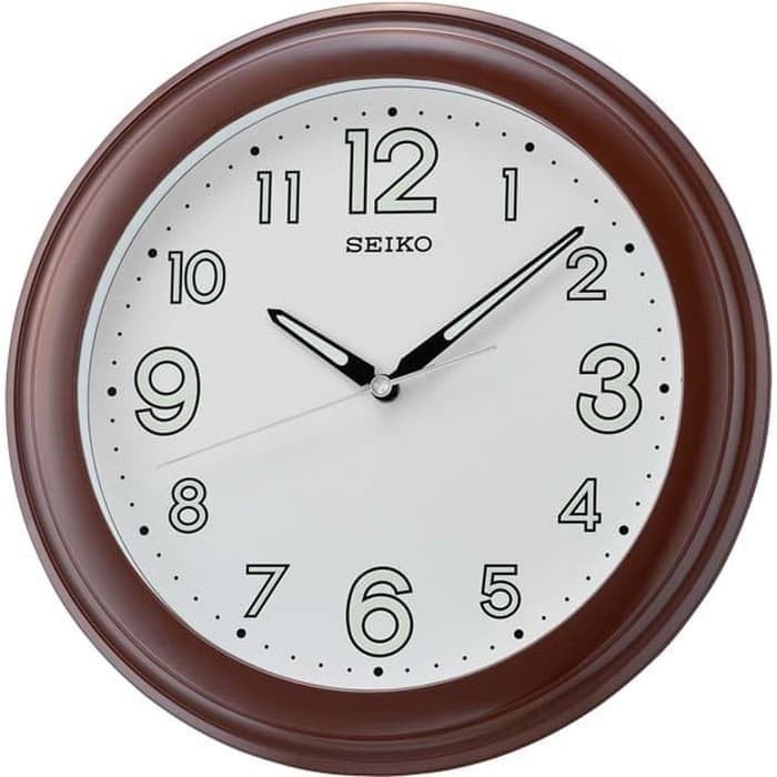 Jam Dinding Seiko Qxa721B Lumibrite Glow In The Dark Seiko Qxa721Brown Bestseller Jam Dinding