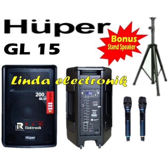 speaker portable meeting wireless huper gl15 huper gl 15 HUPER GL15
