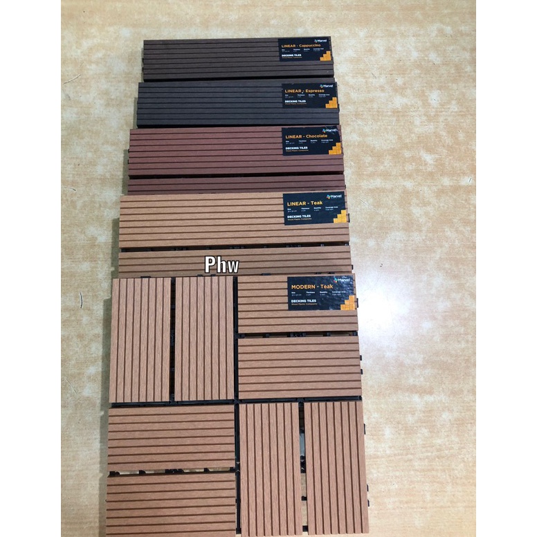 Paling Sesuai.. alas lantai WPC decking outdoor tahan air