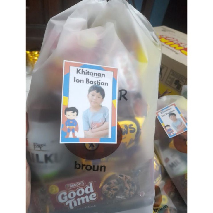 

BDTV8315 COD Paket Snack Ulang Tahun Anak Hampers Ultah Goodybag Ultah Kemasan Pouch