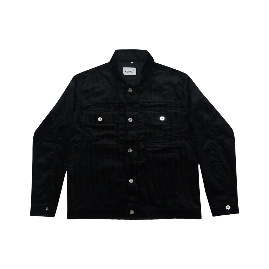 Chiipsky | Tracker Jacket | CORDUROY BLACK