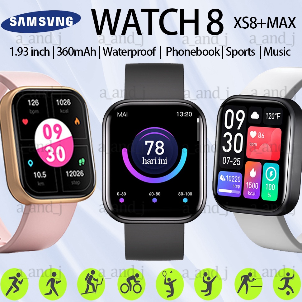 Harga Spesial [COD] Samsung SIM Card Smartwatch Samsung Watch 8  Bluetooth jam tangan digital Samsun