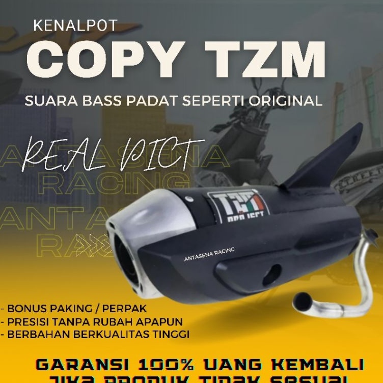 ➽Murah✧➤ KNALPOT COPY CMS TZM TSUKIGI GENIO SPACY VARIO ANTI TILANG NON MBERR ALL MATIC BEAT SCOOPY 