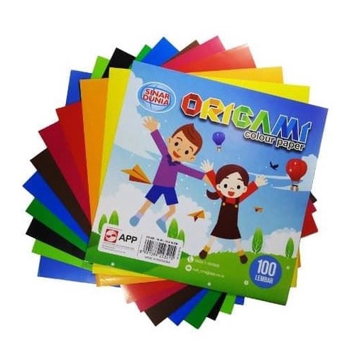 

✵Bayar Di Tempat❋➡ [100 Lembar] ORIGAMI SIDU 16 x 16cm / KERTAS LIPAT ORIGAMI BESAR A69 ☈