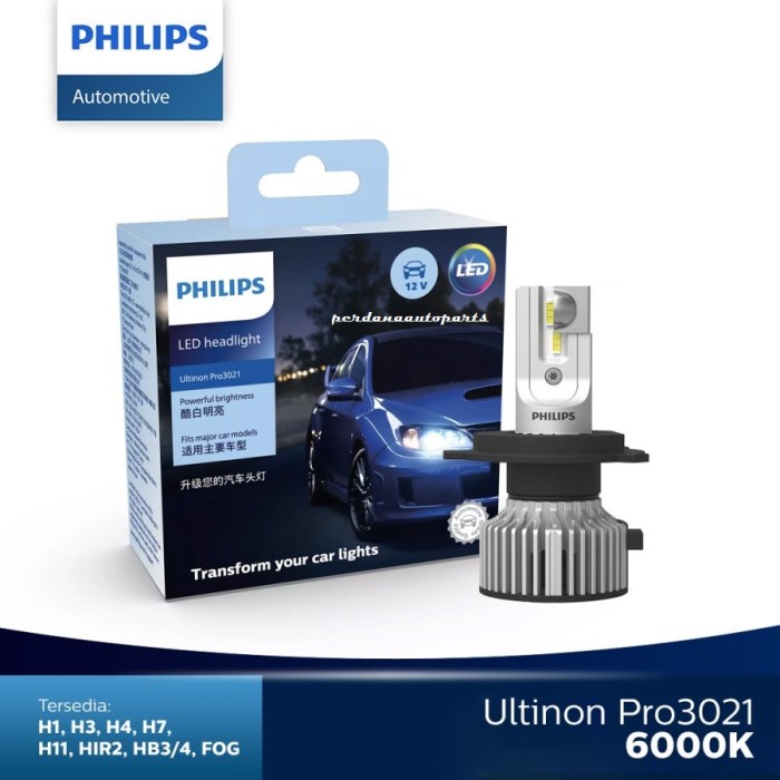 LED Mobil FORD Asli Original PHILIPS LED H4 star nice