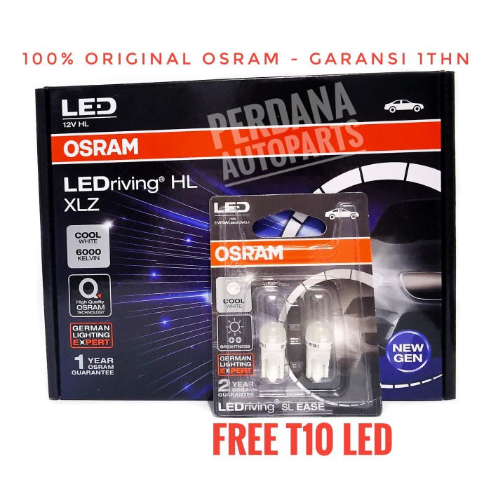 Lampu LED Honda Brio Gen1 non RS Asli OSRAM LEDriving XLZ 6000K H4 star nice