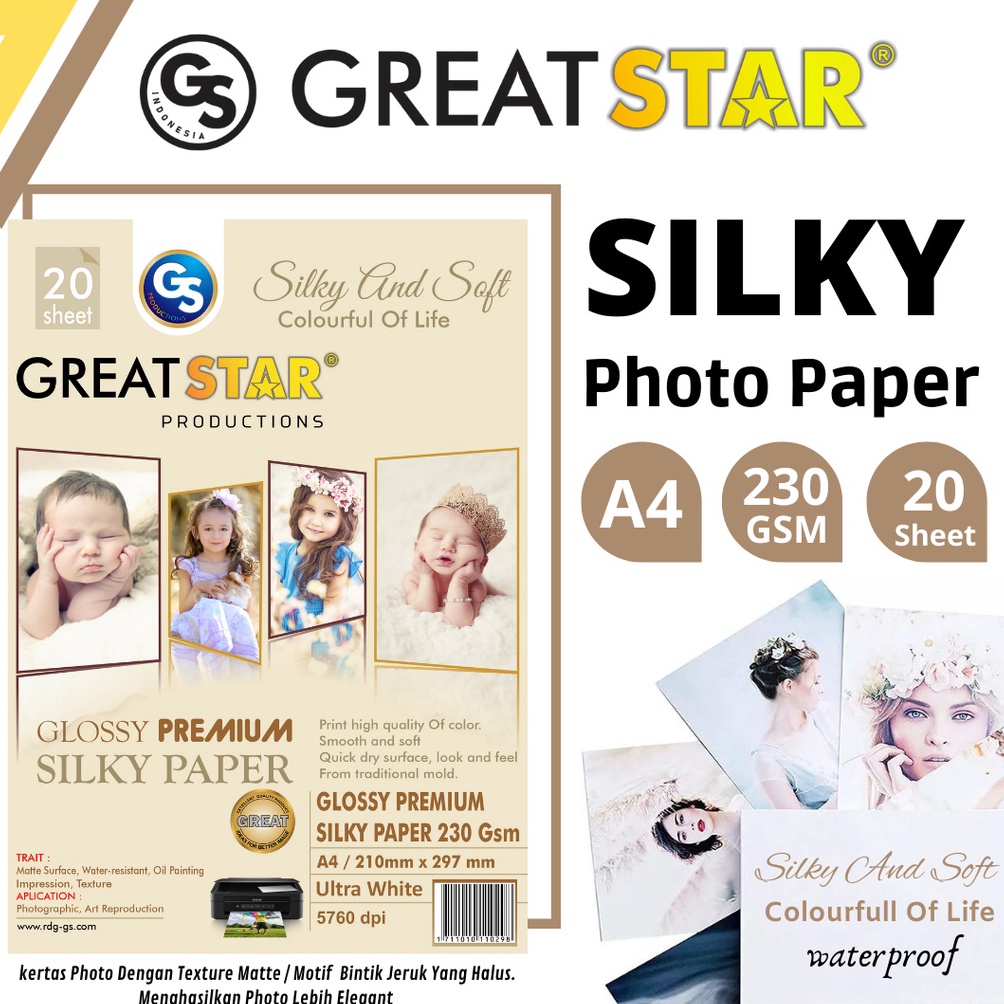 

Pasti Ready SILKY 230GSM GREAT STAR 124