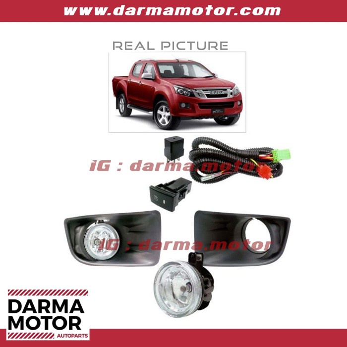 FOGLAMP ISUZU DMAX 2012 2013 2014 2015 murmer