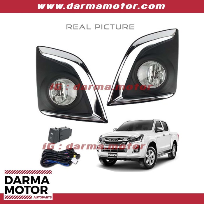 FOGLAMP ISUZU DMAX 2015 2016 2017 2018 2019 murmer