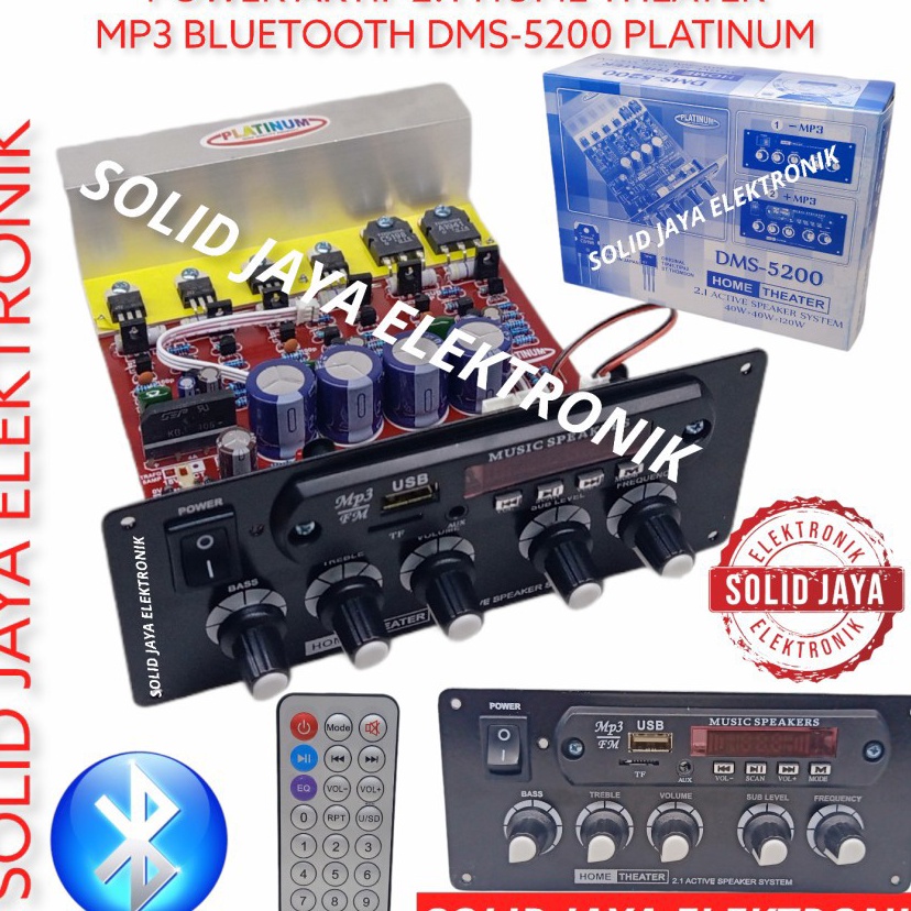 Paling Popular POWER SPEAKER AKTIF 2.1 MP3 BLUETOOTH KIT HOME THEATER DMS-5200 DMS5200 DMS 5200 2.1 
