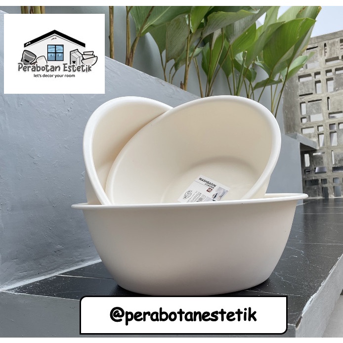 Terlaris Baskom Putih Iuiga / Baskom Serbaguna Warna Putih / Baskom Plastik