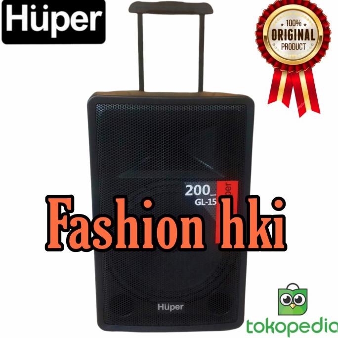 SPEAKER PORTABLE HUPER GL15 GL 15 HUPER GL15 PORTABLE HUPER GL15 NEW