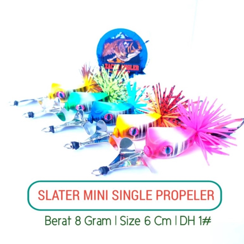TERMURAH Slater Mini Buzzbait Propeler Umpan Casting Gabus