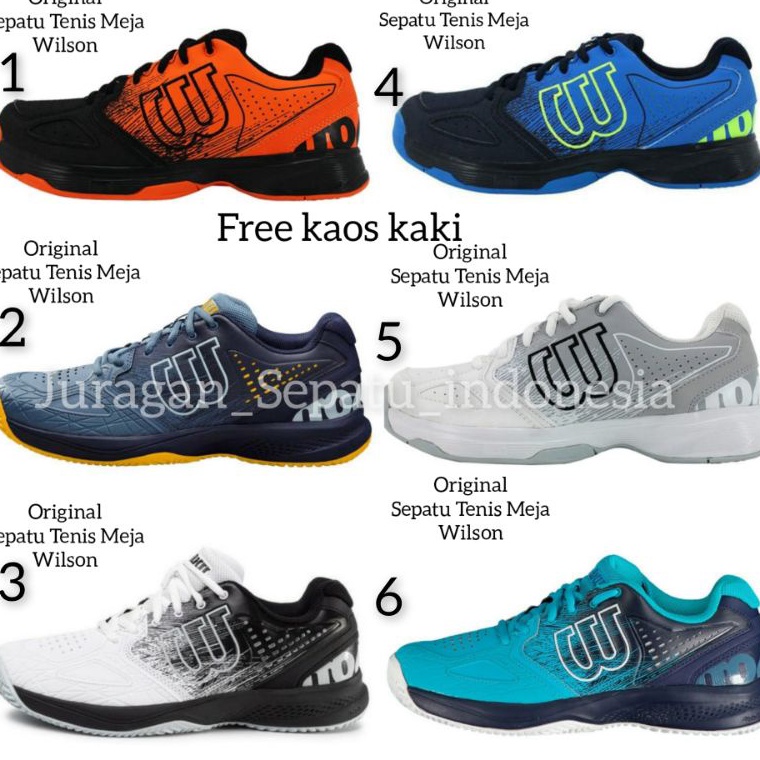 Harga Murah.. Sepatu Wilson Rush Pro Sepatu Tenis Meja Wilson Rush Pro 3.0