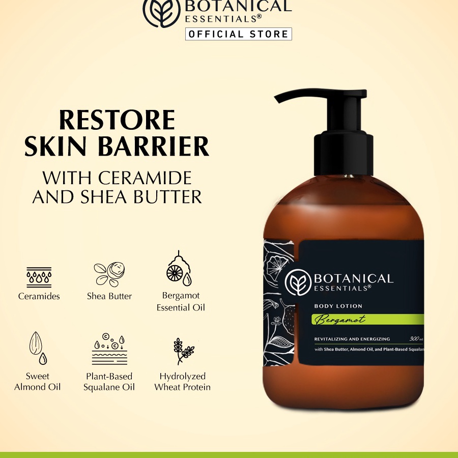 ➦➮✶✺ Botanical Essentials - Body Lotion BERGAMOT 300ml Laris