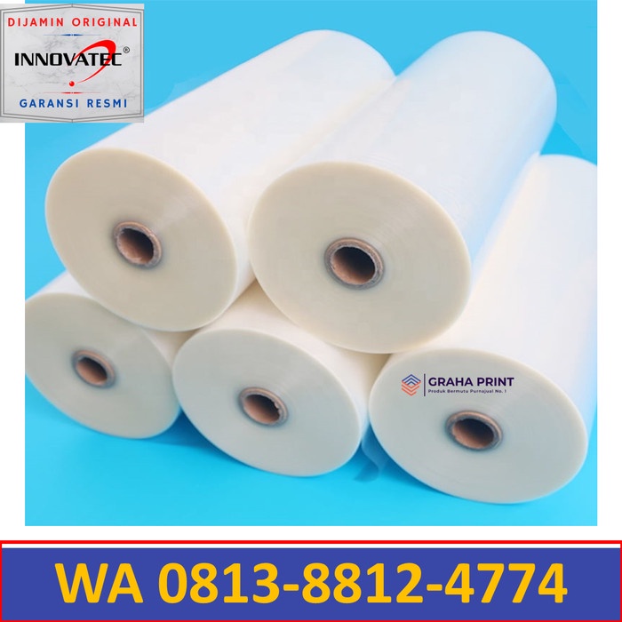 Plastik Bahan Laminasi Laminating Roll Panas Thermal 33cm x 200m Doff