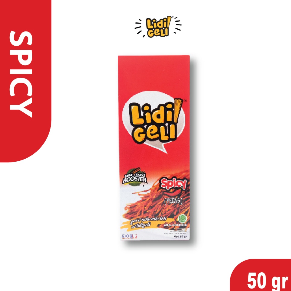 

Harga Promo Lidi Geli - Mie Lidi Rasa Spicy 50gr Seller