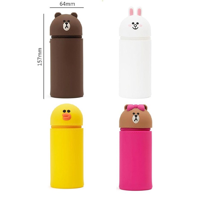 

Tempat Pensil / Kotak Pensil Silicone Dua Fungsi Pen Holder Vs Smiggle