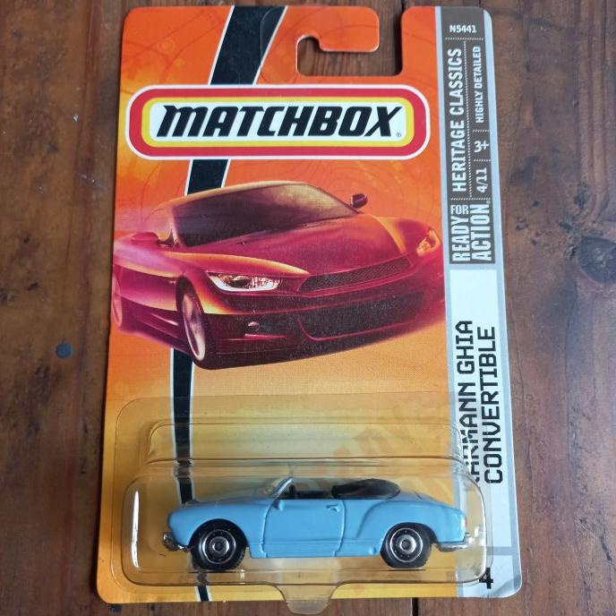 MATCHBOX VW VOLKSWAGEN KARMANN GHIA CONVERTIBLE REG