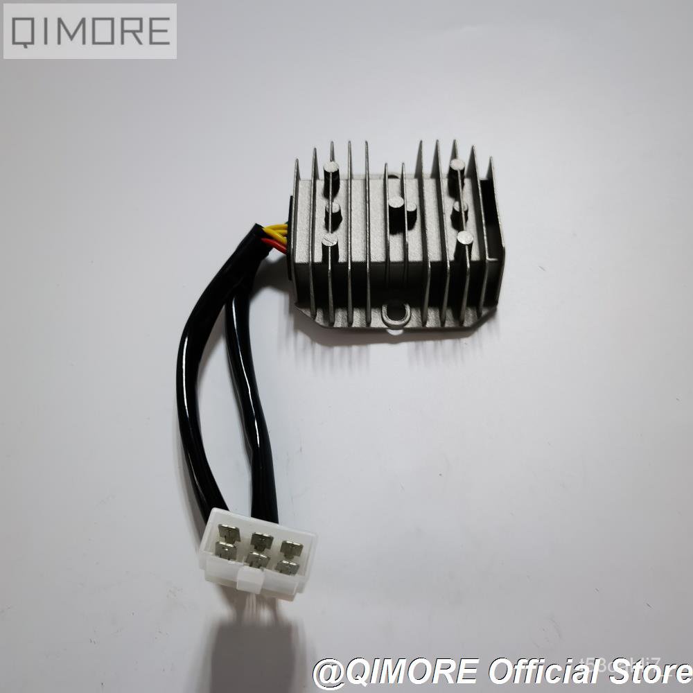 ✅&3 Phrase 6 Wire Voltage Regulator Rectifier (1 Flat Plug) for Scooter Moped GY6 125 150 Piaggio Ve