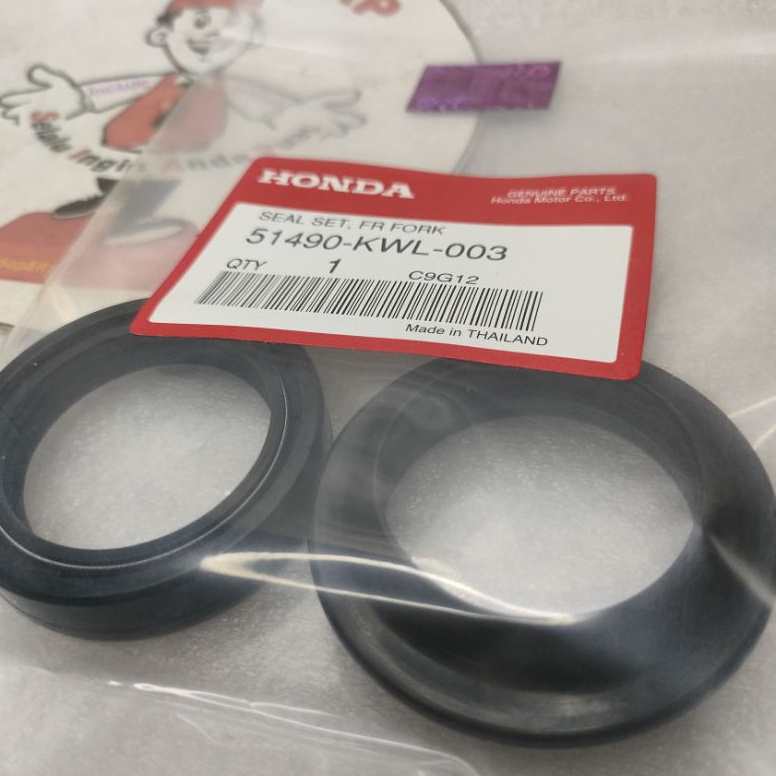 BEST SELLER 51490-KWL-003 Seal sil shock Shok depan Honda CBR 250R ori Thailand KWL