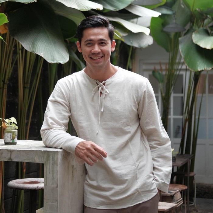 Hards Kemeja Pria Linen Oversized Jiwana Original