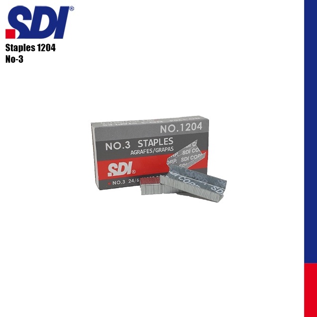 

➘Terupdate↔ SDI No.3 Staples / Isi Stapler No.3 10bx 1204 J49