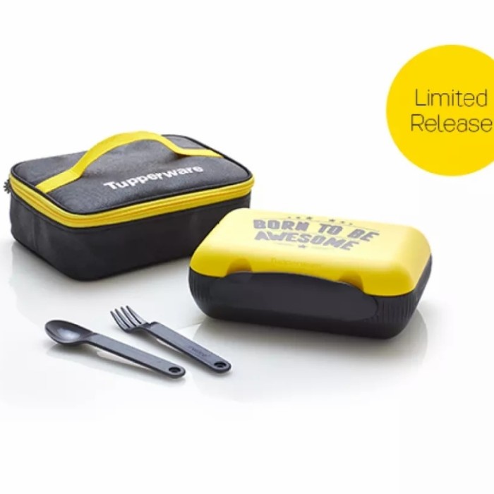 Tupperware Lunch Box Bento Bekal Tempat Makan Siang 1 Set Original