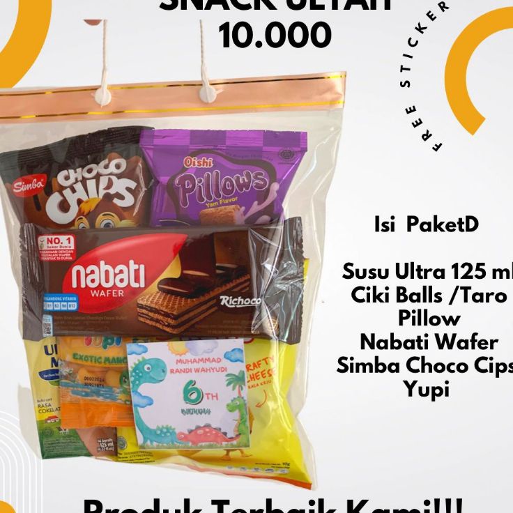 

ZBHM6194 【Penjualan Terbaik】COD Hampers Ulang Tahun//Paket Ulang Tahun//Snack Ulang Tahun/Bingkisan Snack Ultah Anak