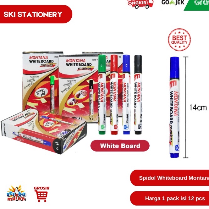 

➬Laris❊➺ Spidol Whiteboard Montana / Spidol Papan Tulis / Spidol Murah / Spidol Grosir Montana P87