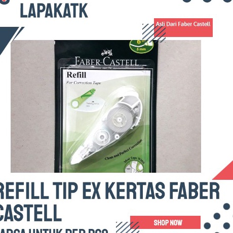 

✴Ready stock✷↔ REFILL/ ISI ULANG TIP EX KERTAS FABER CASTELL SR 506 C52