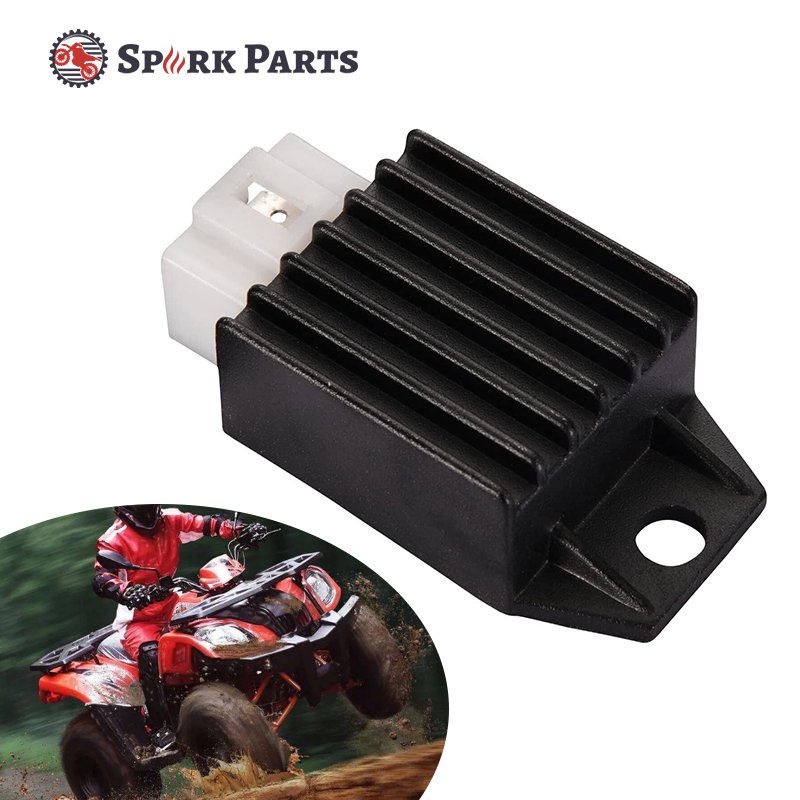 ✅&4 Pin Ignition Voltage Regulator Rectifier for GY6-80 GY6 50CC Engine Accessories Moped Scooter AT