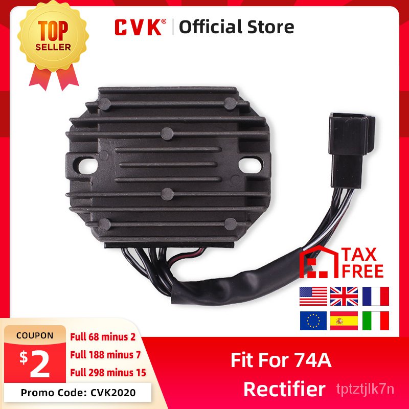 ✅&CVK Rectifier Voltage Regulator Charger For SUZUKI GSF250 GSF400 74A 77A Bandit250/400 Inazuma 7BA