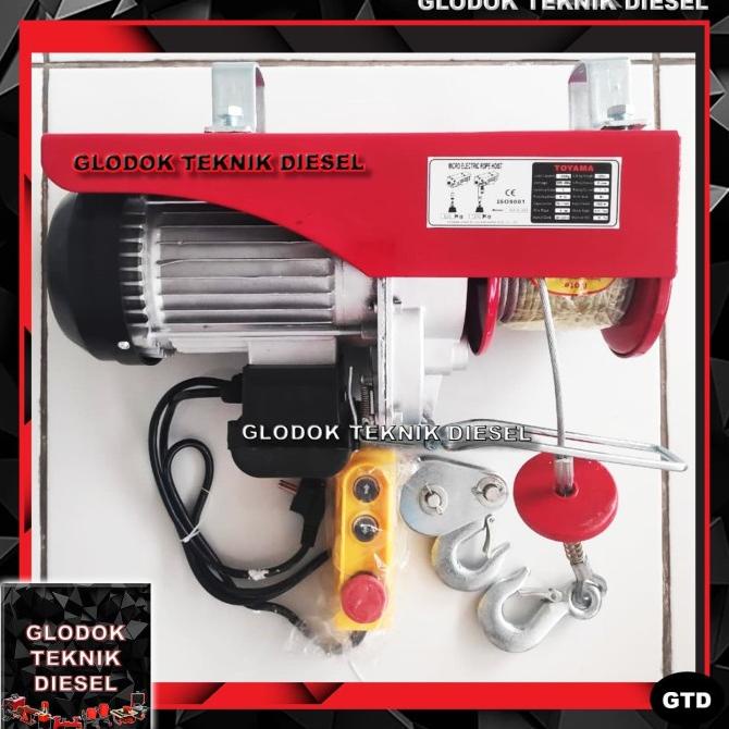 Electric Wire Rope Hoist 1 Ton 1200 Kg 20M Takel Katrol Listrik 1200Kg