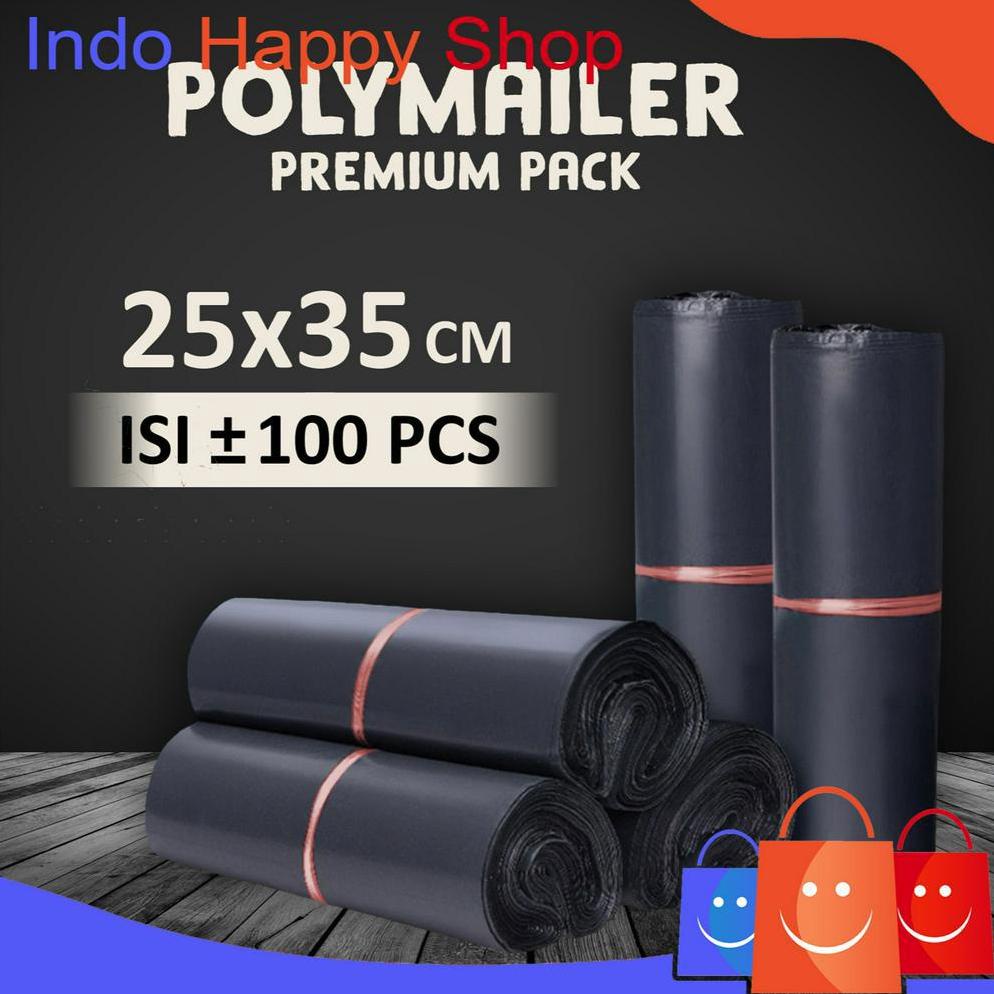 

Trending Plastik Polymailer Olshop Kantong Plastik Packing Online Shop Hitam Bahan Tebal 25 X 35