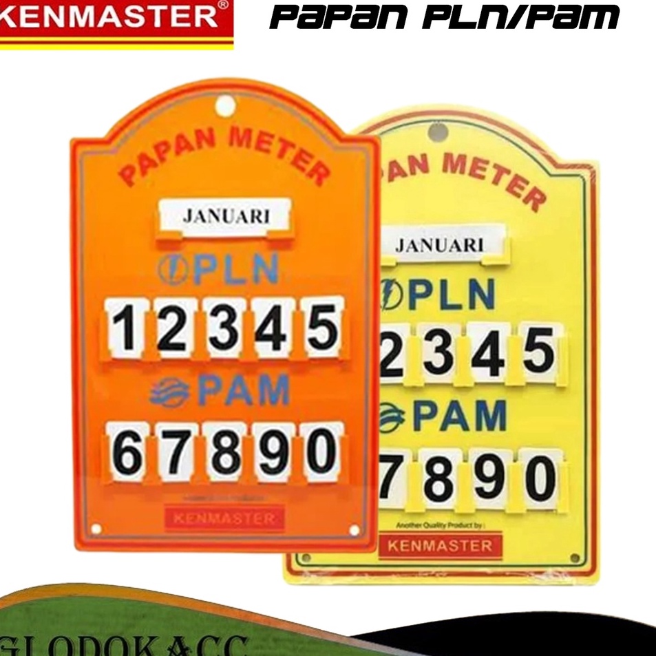 

➭Diskon➟ Papan Meter PLN PAM Board Meteran Bulanan / Kenmaster Papan Stand Meter J47