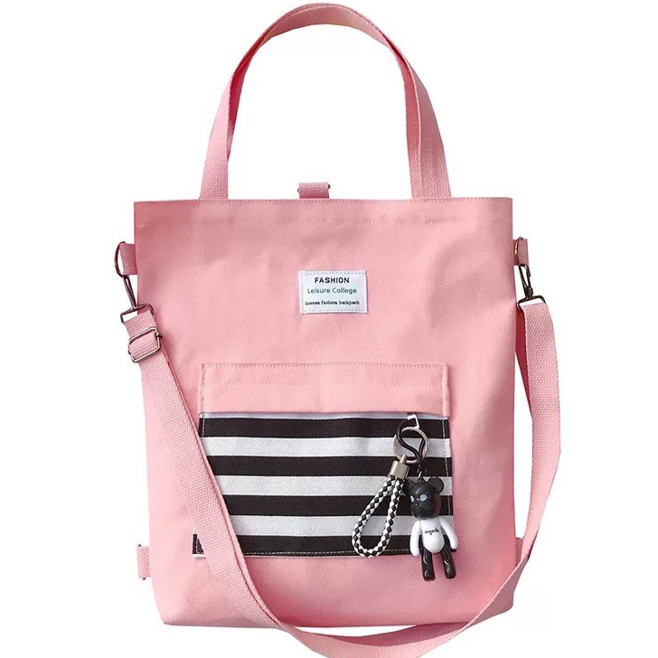 ➜♪✲❊ TAS AMELIA TOTE BAG SALUR - Tas Tote Bag Wanita Multifungsi Bisa Selempang dan Ransel Ready