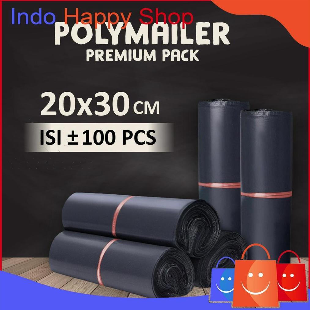 

Terbaik Plastik Polymailer Olshop Kantong Plastik Packing Online Shop Hitam Bahan Tebal 20 X 30