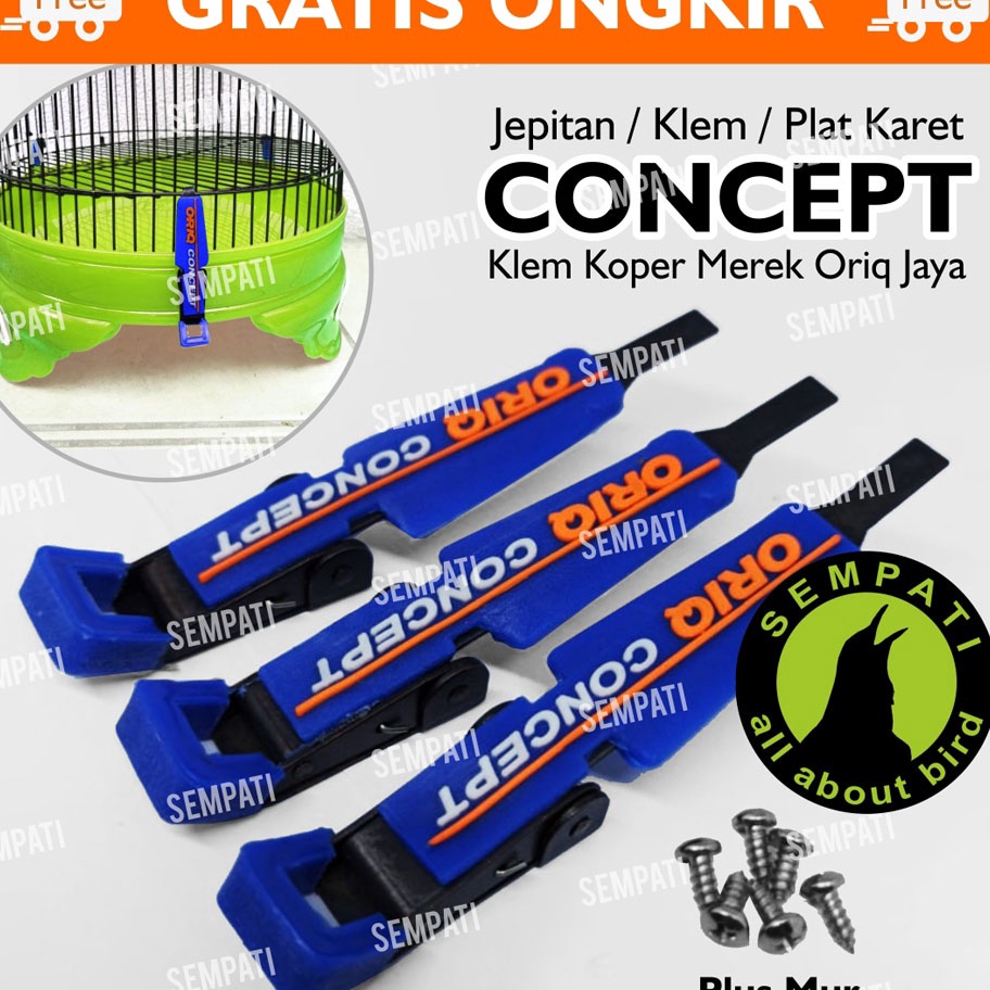 Terkini KLEM KOPER OVERPAL CONCEPT ORIQ JAYA JEPITAN TEBOK SANGKAR KANDANG BURUNG LOVEBIRD MURAI KUN