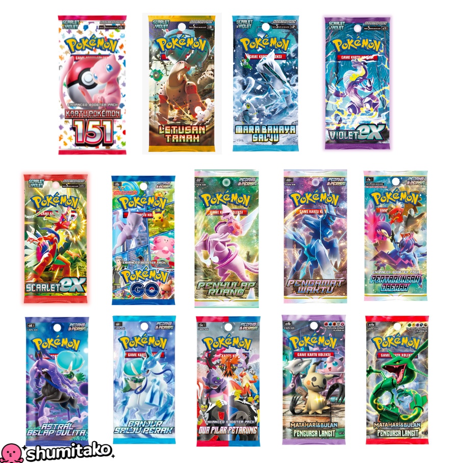 BIG SALE Kartu Pokemon TCG Indonesia Booster Pack (100% Original)