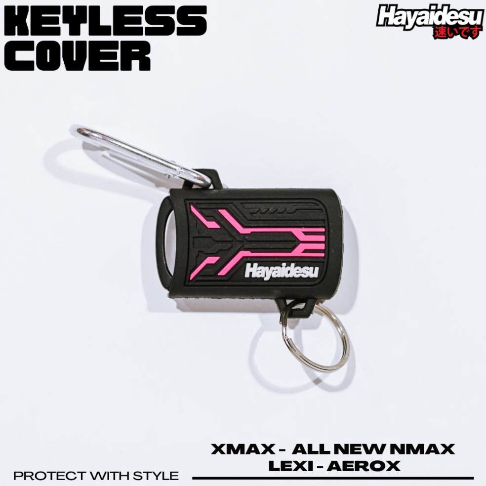 TREND TERBARU Hayaidesu Keyless Remote Key Cover For Yamaha - Series 2 (Xmax,New Nmax,Lexi,Aerox)