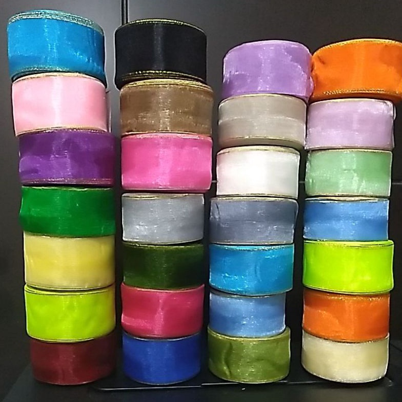 

Murah_Meriah Pita ORGANDI LIST 1½"inc ( 3.6cm ) - 20yards 97M